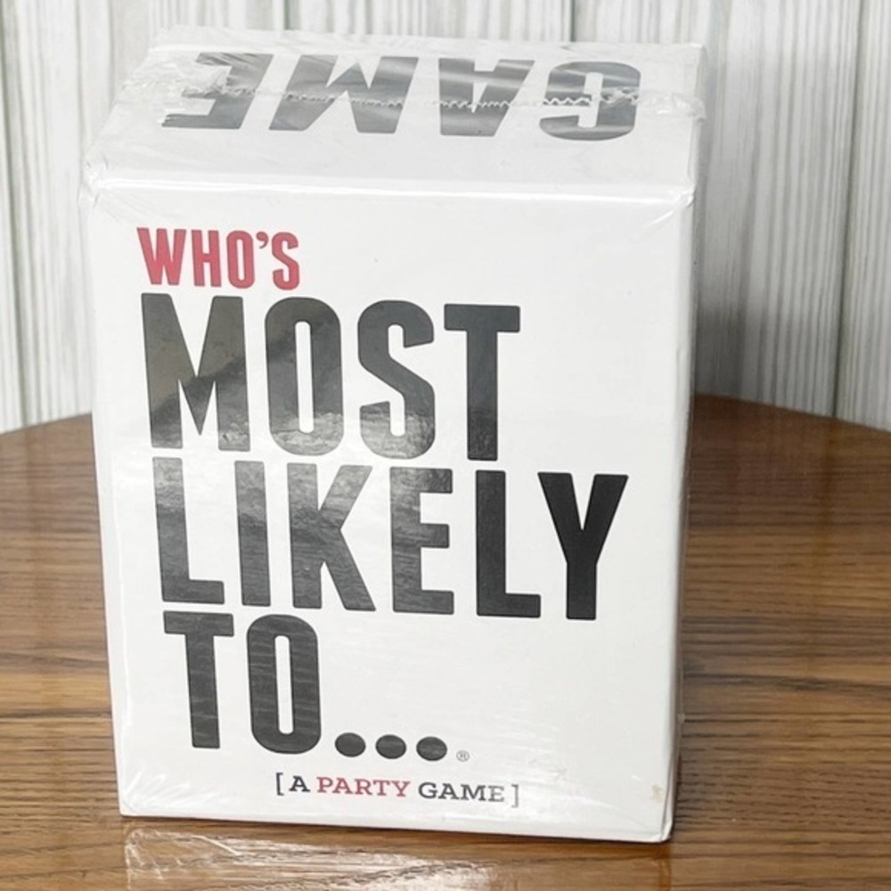 Who's‎ Most Likely To Adult Party Game Sealed Box